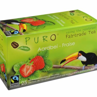 1 tsa pr 004 puro fairtrade tea strawberry with envelope 25x2gr