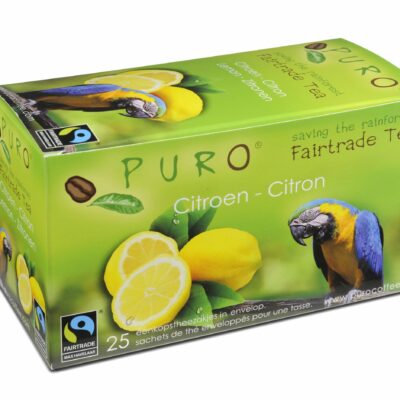 1 tsa pr 005 puro fairtrade tea lemon with envelope 25x2gr