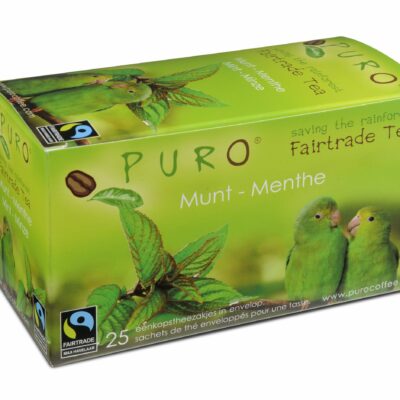 1 tsa pr 008 puro fairtrade tea green mint with envelope 25x2gr