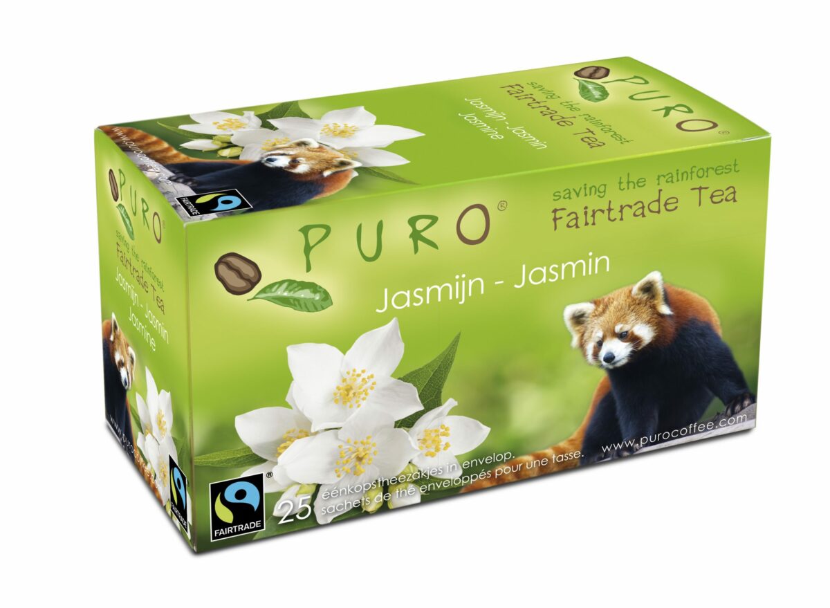 1 tsa pr 017 puro fairtrade tea green jasmine with envelope 25x2gr